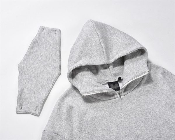 1742109044207915008-1 Hooded Pullover And Fleece Sweater Loose Casual Autumn And Winter