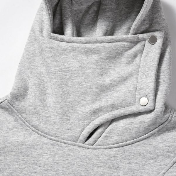 21cd2351-59f5-45e9-9a81-031489caa960-1 Men's Niche Irregular Stitching Loose Casual Autumn And Winter Fleece-lined Pullover