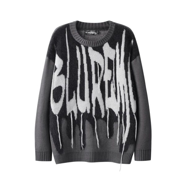 2402150823440325800-1 Loose Cool Idle Style Knitwear For Men And Women