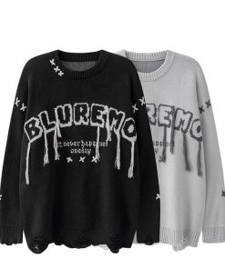 2402211231460328200 Original Men's And Women's Round Neck Knitted Sweater