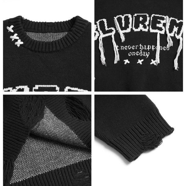 2e571a67-71cb-416c-8e42-56bfbf339d58-1 Original Men's And Women's Round Neck Knitted Sweater