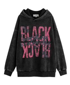 d300484e-ecf8-43cc-b527-6d2dec1bed10-1 Distressed Letters Printed Velvet Padded Hooded Sweatshirt
