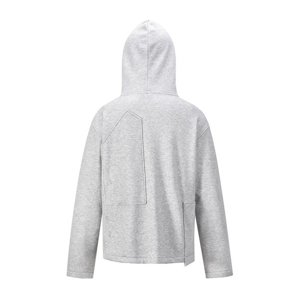 f6d70d3e-ec29-48cc-8dc7-bff36d41ab1d-1 Men's Niche Irregular Stitching Loose Casual Autumn And Winter Fleece-lined Pullover