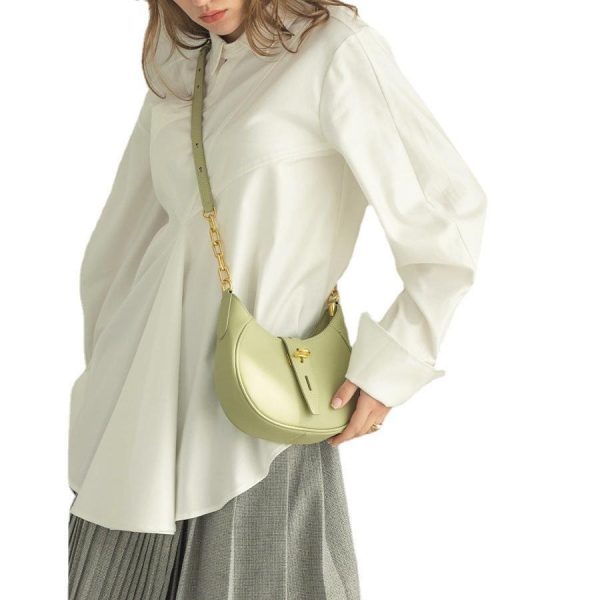 0043df33-4637-4663-ad80-0db96e9fc7b5.jpg Western Style Leather Light Luxury Saddle Bag