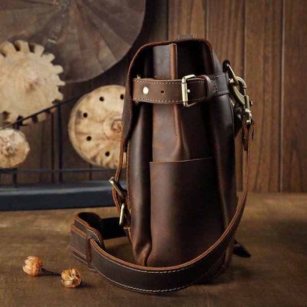 cdb201cc-311b-4af3-880e-0994574ad7bc.jpg Handmade First Layer Cowhide Retro Single Shoulder Bag